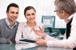 Foto: young couple at financial planning consultation young couple at financial planning consultation