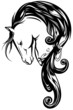 Vector: fairy tale horse with long mane fairy tale horse with long mane
