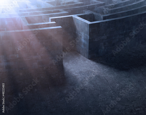 Illustration: Mysterious maze Mysterious maze