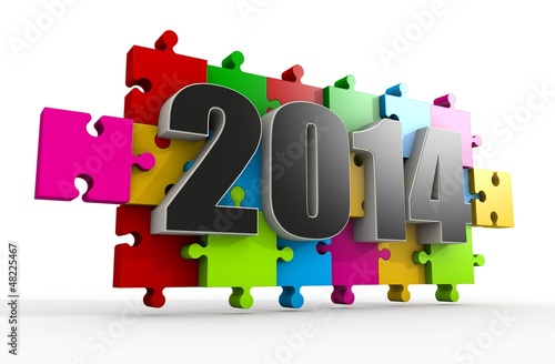Illustration: 2014 puzzle 2014 puzzle