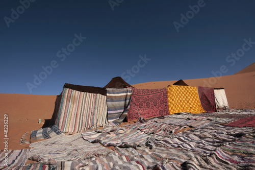 Photo: Nomadic Tents in the Eastern Sahara Desert Nomadic Tents in the Eastern Sahara Desert