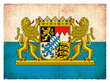 Grunge-Flagge Bayern (Deutschland)