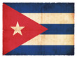Grunge-Flagge Kuba