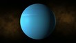 Video: Planet uran space, stars Planet uran space, stars