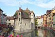 The  museum in the middle of a large city canal