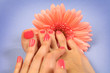 colorful manicure