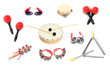 Great collection of a percussion instruments for musicians.