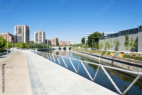 Photo: Recreation area in Madrid, Spain Recreation area in Madrid, Spain