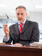 Businessman at work