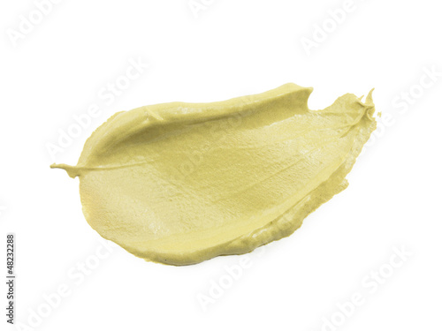 Photo: smear paint or cream smear paint or cream