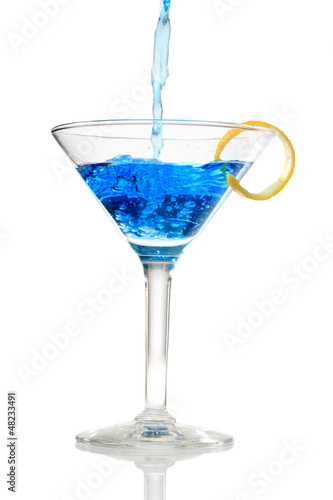 Photo: Blue cocktail Blue cocktail
