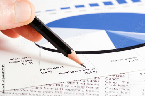 Photo: Financial graphs analysis Financial graphs analysis