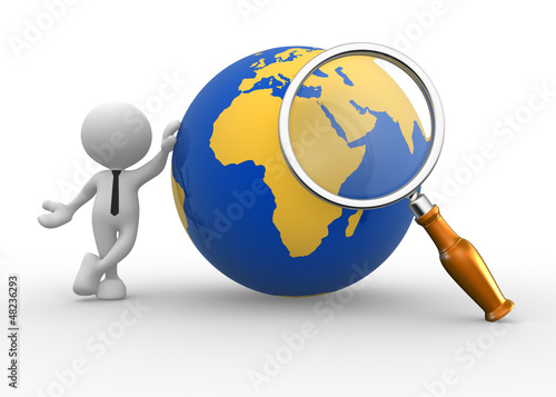 Illustration: Earth globe Earth globe