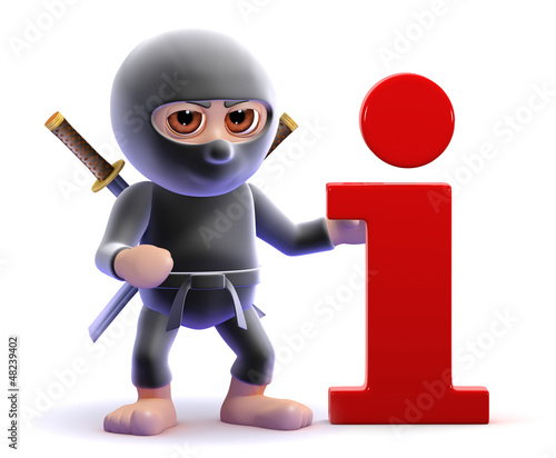 Illustration: Ninja has some info Ninja has some info