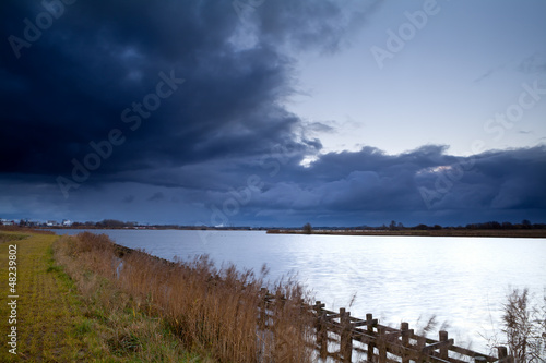Photo: dark storm clouds coming dark storm clouds coming