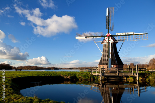 Photo: charming Dutch windmill charming Dutch windmill