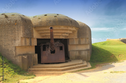 Photo: German bunker in Normandy from the Second World War German bunker in Normandy from the Second World War