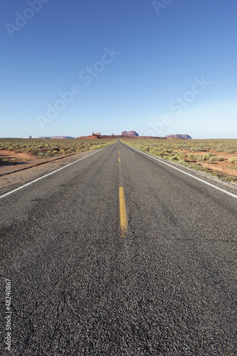 Photo: vertical long road vertical long road
