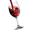 Foto: Red Wine Pouring with splashes into wine glass Red Wine Pouring with splashes into wine glass