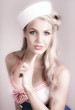 Sea Beauty In Retro Fashion And Natural Makeup