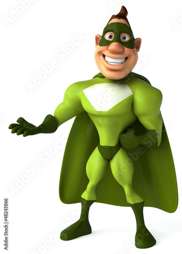 Illustration: Fun superhero Fun superhero