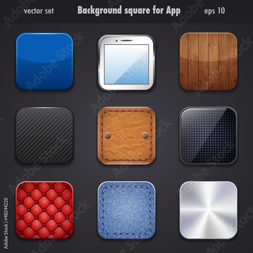 Vector: background square for app background square for app