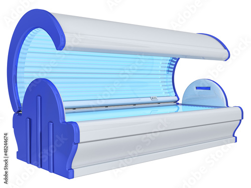 Illustration: solarium on a white background solarium on a white background