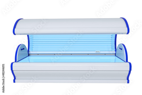 Illustration: solarium on a white background solarium on a white background