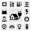 electricity icons