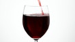 wine glass close up