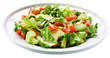 Salad from fresh vegetables, saved clipping path