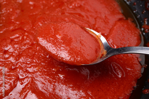 Photo: passata di pomodoro - tomato sauce passata di pomodoro - tomato sauce