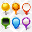 map markers