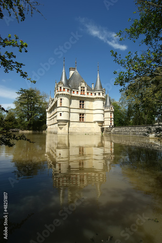 Photo: Chateau Azay-le-Rideau, Loire, France Chateau Azay-le-Rideau, Loire, France