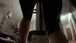 Young woman doing sports