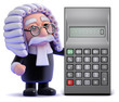 Judge stands by calculator