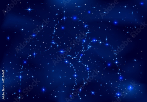 Vector: Night sky Night sky