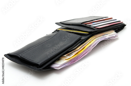 Photo: Prall gefüllte Geldbörse Prall gefüllte Geldbörse