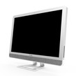 Modern All In One Computer isolated on white background
