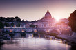 Photo: view on Tiber and St Peter Basilica in Vatican view on Tiber and St Peter Basilica in Vatican