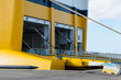 Photo: Open car ferry ramp. Port of Toulon, France. Open car ferry ramp. Port of Toulon, France.