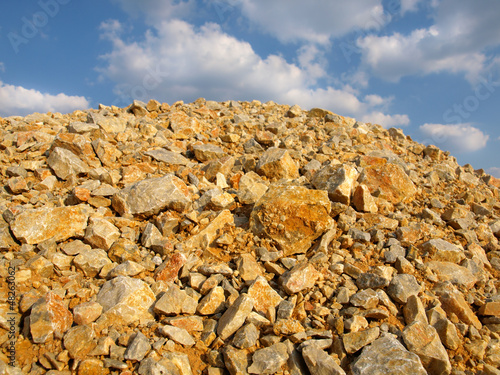 Photo: Limestone in Quarry Limestone in Quarry