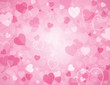 valentine's day background with hearts