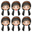 A face of a girl
