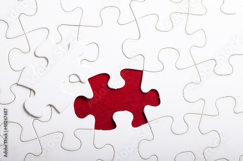 Illustration: piece of jigsaw puzzle piece of jigsaw puzzle