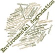 Word cloud for Environmental degradation
