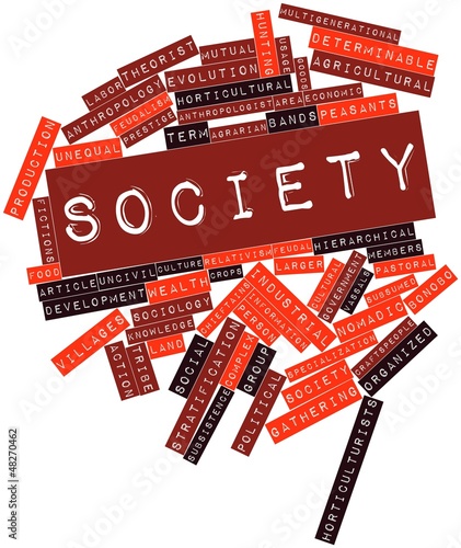 Illustration: Word cloud for Society Word cloud for Society