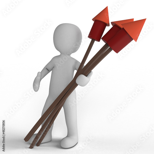 Illustration: Rakete Sylvester Rakete Sylvester