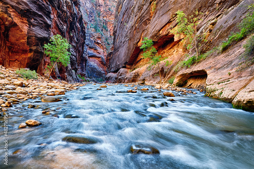 Photo: view of the Virgin River view of the Virgin River