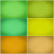 Set of different colorful wall collage